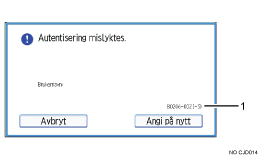Skjermbildeillustrasjon av brukerpanelet med nummererte bildetekster