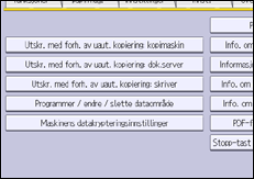 Illustrasjon av kontrollpanelet
