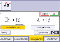 Illustrasjon av kontrollpanelet