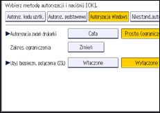 Ilustracja ekranu panela operacyjnego