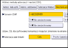 Ilustracja ekranu panela operacyjnego