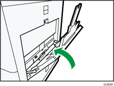 Imagem da bandeja de alimentação manual