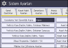 İşlem paneli ekran çizimi