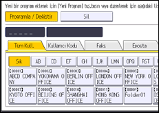 İşlem paneli ekran çizimi
