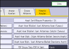 İşlem paneli ekran çizimi