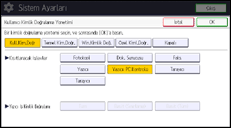 İşlem paneli ekran çizimi