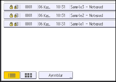 İşlem paneli ekran çizimi