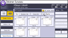 İşlem paneli ekran çizimi