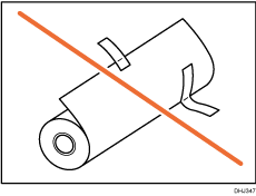 Illustration of paper roll