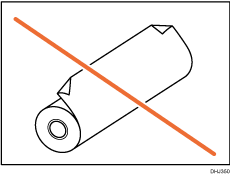 Illustration of paper roll