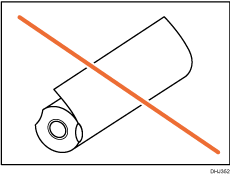 Illustration of paper roll