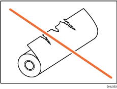 Illustration of paper roll