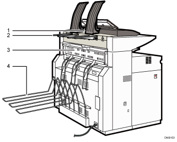 Main unit illustration numbered callout illustration