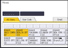 Operation panel screen illustration