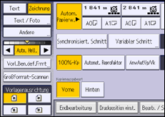 Abbildung Bedienfeld-Display