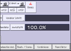 Abbildung Bedienfeld-Display