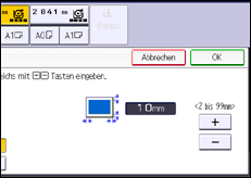 Abbildung Bedienfeld-Display