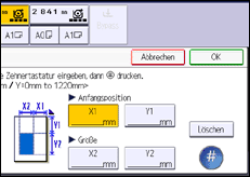 Abbildung Bedienfeld-Display