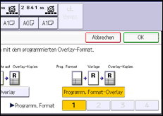 Abbildung Bedienfeld-Display
