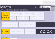 Abbildung Bedienfeld-Display