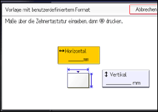 Abbildung Bedienfeld-Display