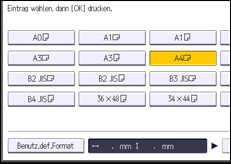 Abbildung Bedienfeld-Display