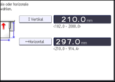 Abbildung Bedienfeld-Display