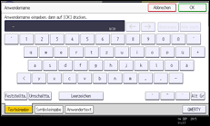 Abbildung Bedienfeld-Display