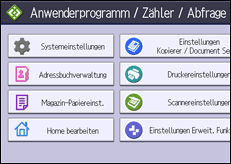 Abbildung Bedienfeld-Display