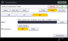 Abbildung Bedienfeld-Display