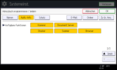 Abbildung Bedienfeld-Display