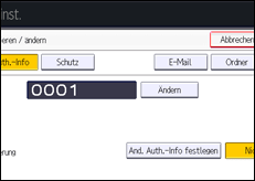 Abbildung Bedienfeld-Display