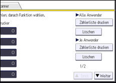 Abbildung Bedienfeld-Display