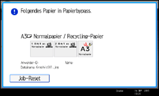 Abbildung Bedienfeld-Display