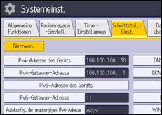 Abbildung Bedienfeld-Display