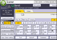 Abbildung Bedienfeld-Display