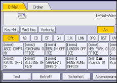 Abbildung Bedienfeld-Display