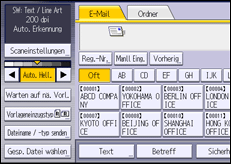Abbildung Bedienfeld-Display