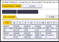 Abbildung Bedienfeld-Display