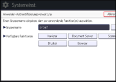 Abbildung Bedienfeld-Display