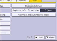 Abbildung Bedienfeld-Display