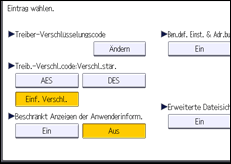 Abbildung Bedienfeld-Display