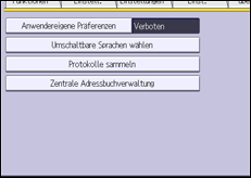 Abbildung Bedienfeld-Display