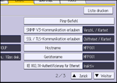 Abbildung Bedienfeld-Display