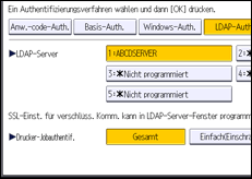 Abbildung Bedienfeld-Display