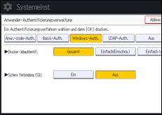 Abbildung Bedienfeld-Display