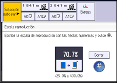 Ilustración de la pantalla panel de mandos