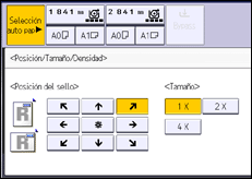 Ilustración de la pantalla panel de mandos