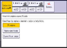 Ilustración de la pantalla panel de mandos
