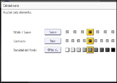 Ilustración de la pantalla panel de mandos